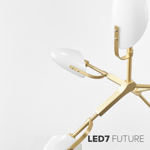 Loft Industry Modern - Future 04 Chandelier